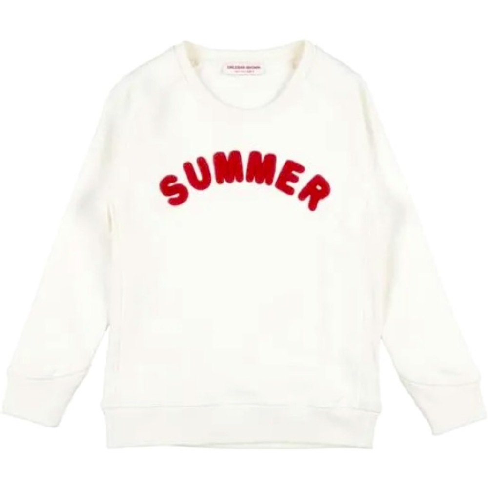 Kids Orlebar Brown “Summer” Sweatshirt Cream Color Size 10